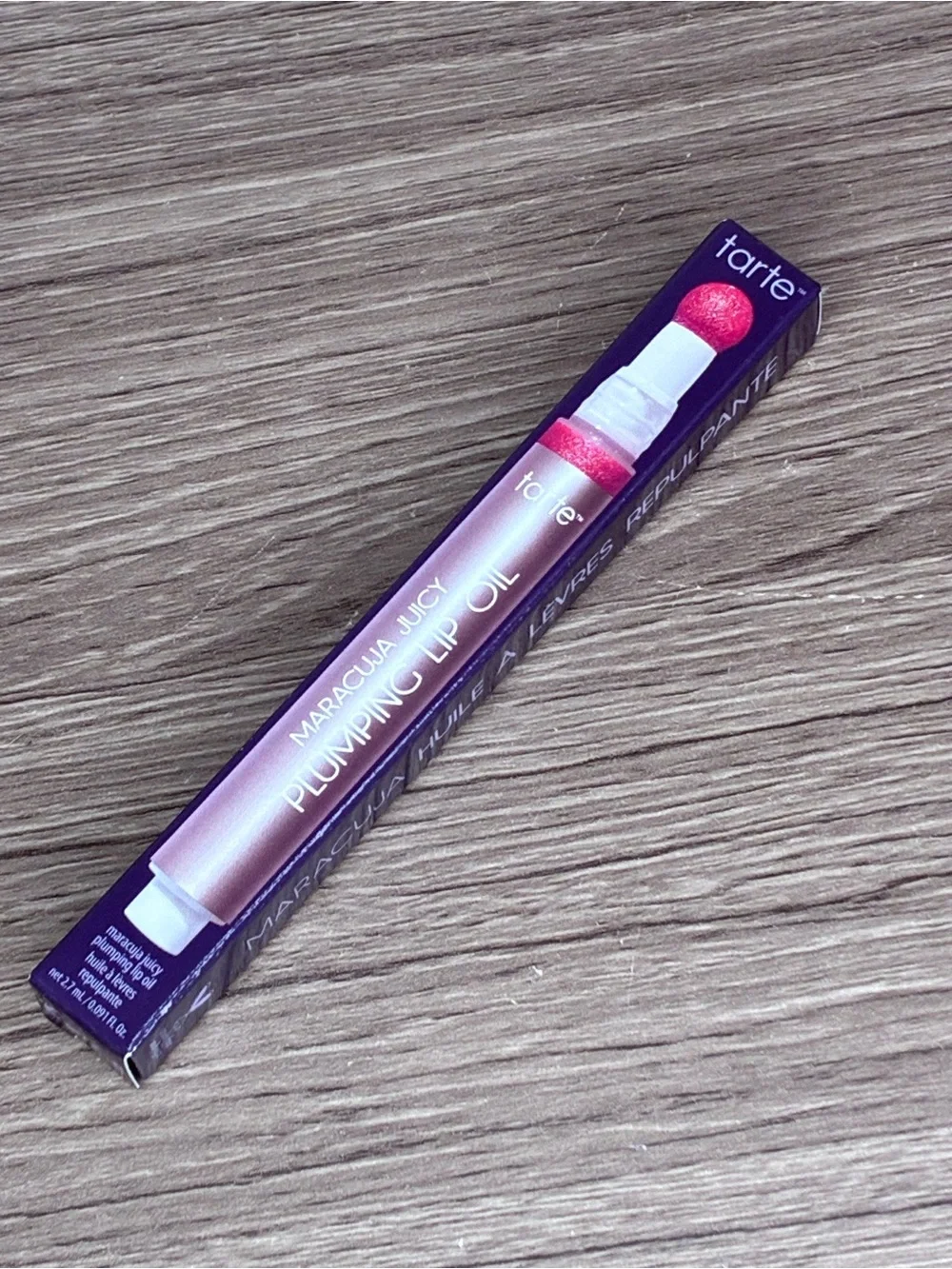 NWT Tarte 3 Piece Makeup Set - Lip Oil, Mascara, & Brush